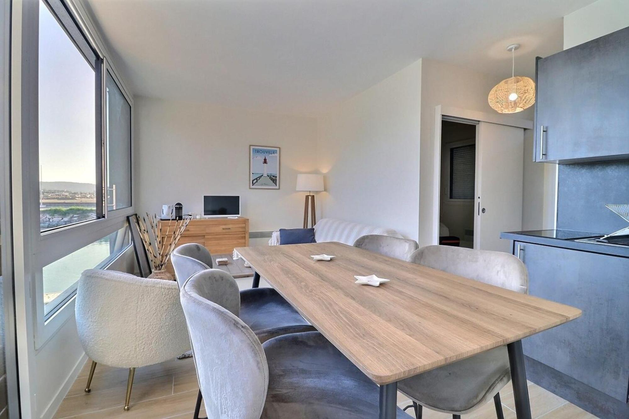 Sublime Apartment Facing The Port & Planches Deauville Buitenkant foto